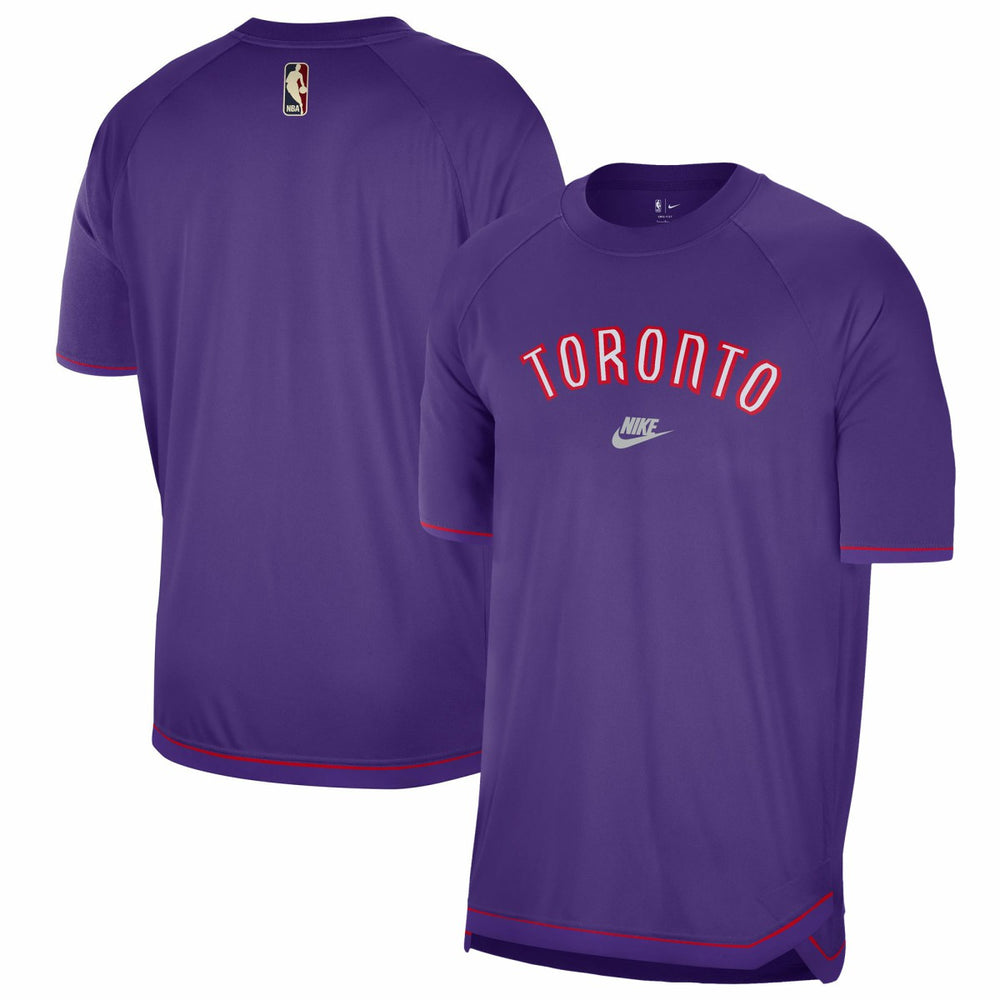 Toronto Raptors 2024/25 Classic Edition Pregame Shooting T-Shirt Purple - NBA