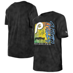 Philadelphia Phillies New Era Women's Sport Classics Enzyme Wash Oversized T-Shirt - MLB