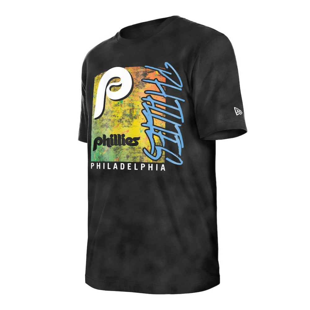 Philadelphia Phillies New Era Women's Sport Classics Enzyme Wash Oversized T-Shirt - MLB