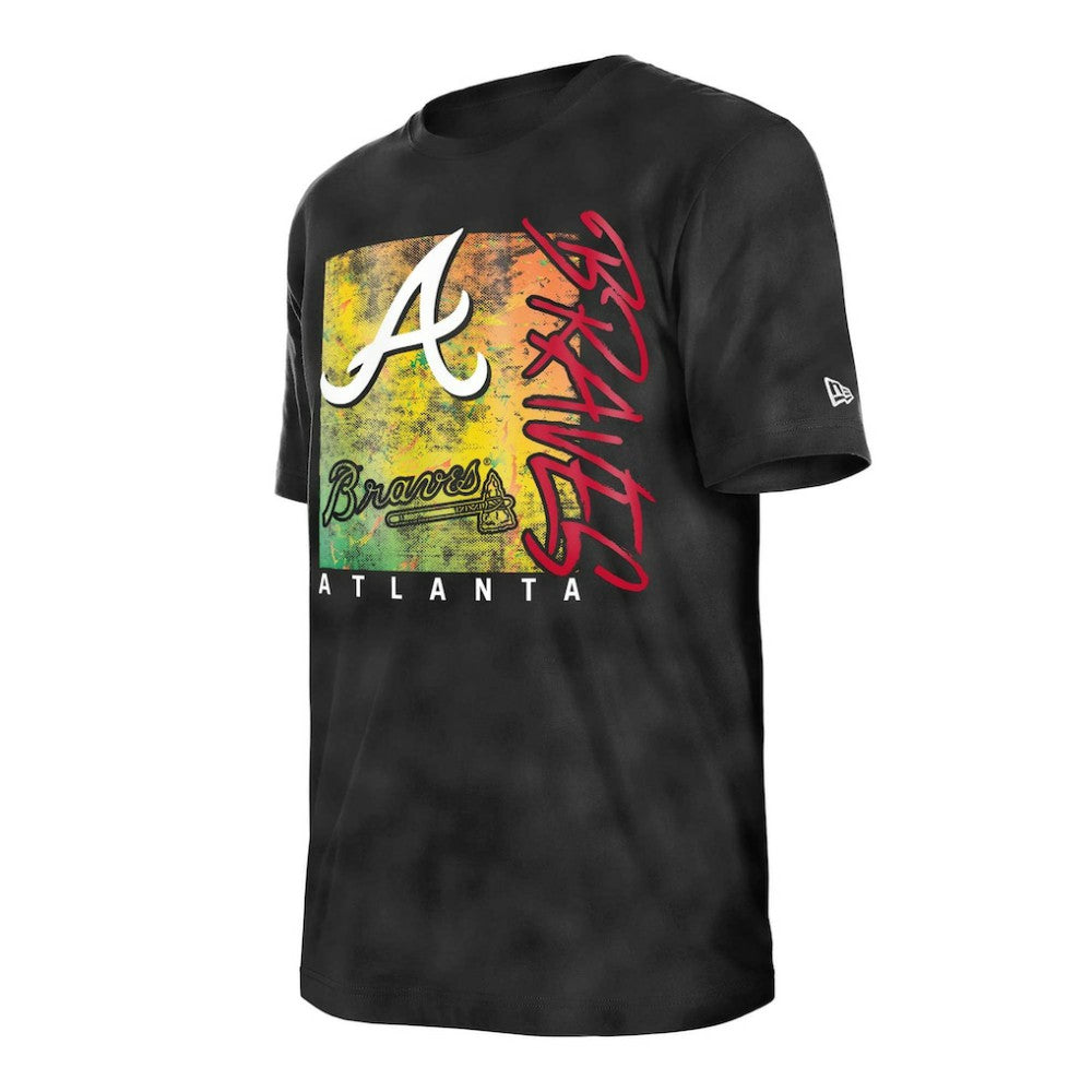 Atlanta Braves New Era Women's Sport Classics Enzyme Wash Oversized T-Shirt - MLB