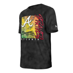Atlanta Braves New Era Women's Sport Classics Enzyme Wash Oversized T-Shirt - MLB