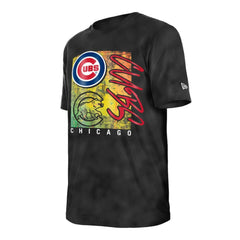 Chicago Cubs New Era Women's Sport Classics Enzyme Wash Oversized T-Shirt - MLB