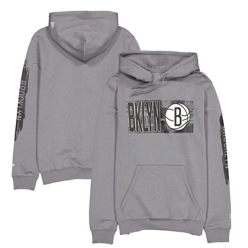Brooklyn Nets Tip-Off Collection Pullover Hoodie Charcoal - NBA