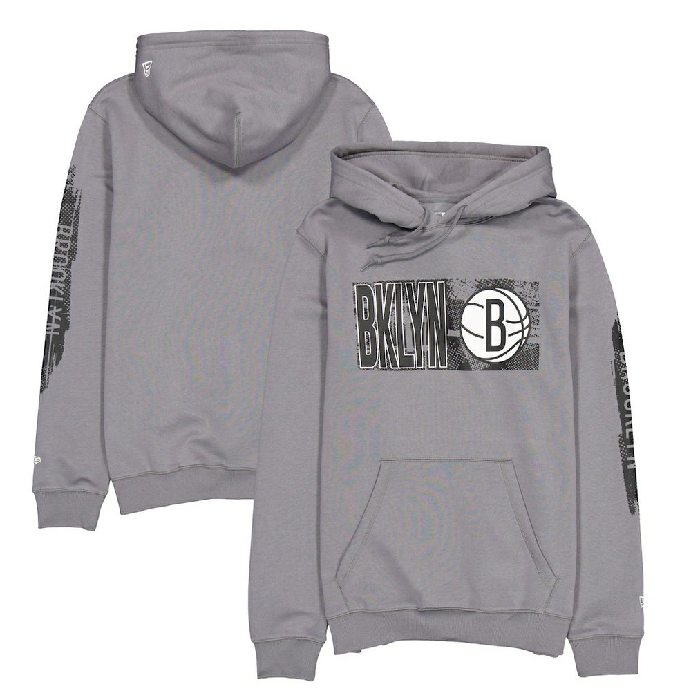 Brooklyn Nets Tip-Off Collection Pullover Hoodie Charcoal - NBA