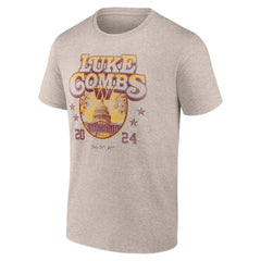 Luke Combs x Washington Commanders Growin' Up and Gettin' Old Tour T-Shirt Tan | Fanatics