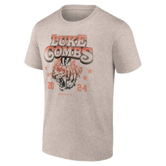 Luke Combs x Cincinnati Bengals Growin' Up and Gettin' Old Tour T-Shirt Tan | Fanatics