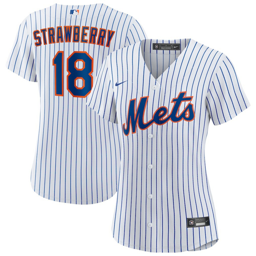 Darryl Strawberry New York Mets Nike Women's Home Replica Player Jersey - MLB