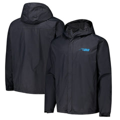 Carolina Panthers Dunbrooke Tropic Waterproof Packable Full-Zip Hoodie Jacket  Black | NFL