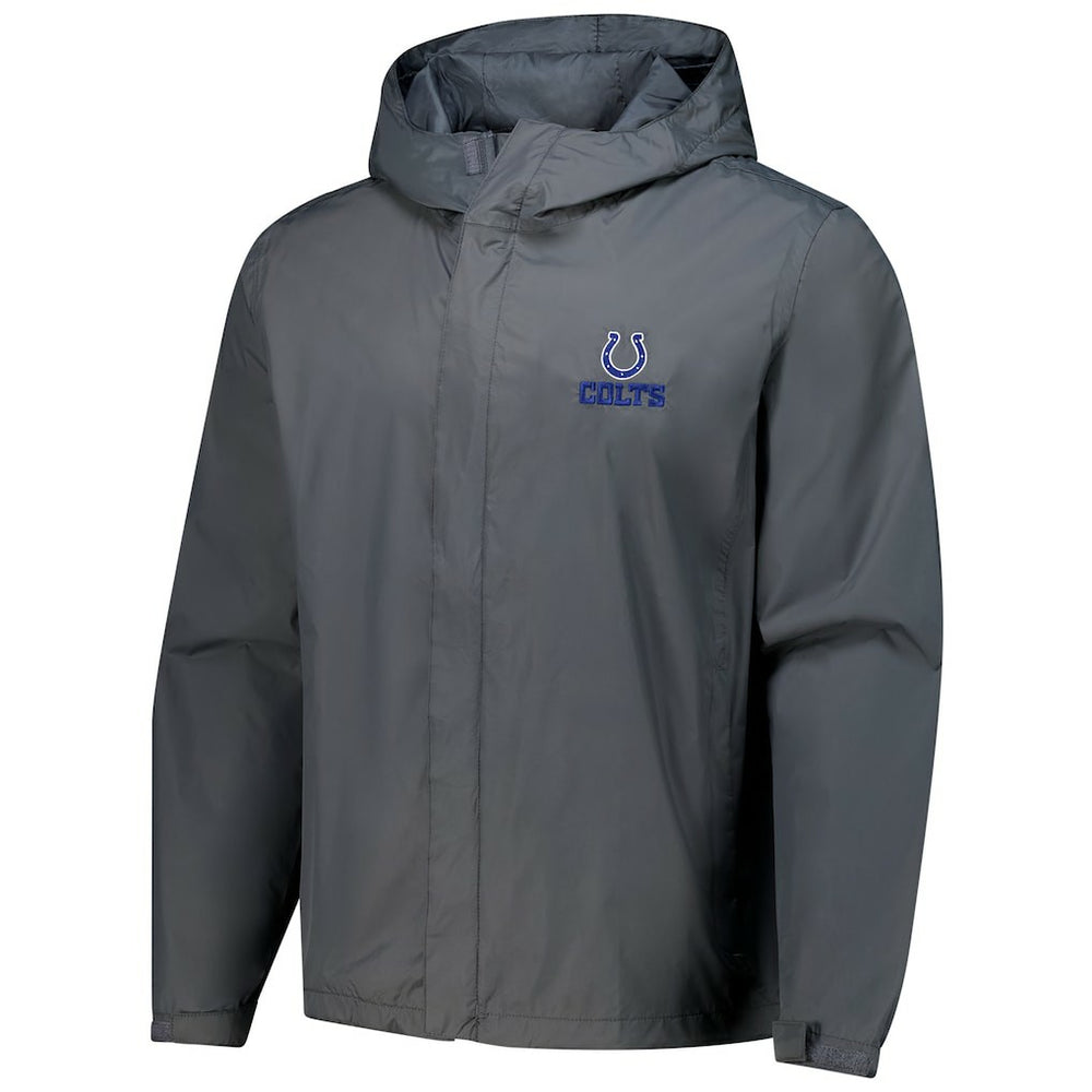 Indianapolis Colts Dunbrooke Tropic Waterproof Packable Full-Zip Hoodie Jacket  Graphite | NFL