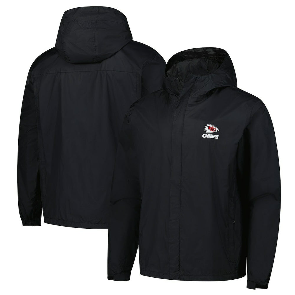 Kansas City Chiefs Dunbrooke Tropic Waterproof Packable Full-Zip Hoodie Jacket  Black | NFL
