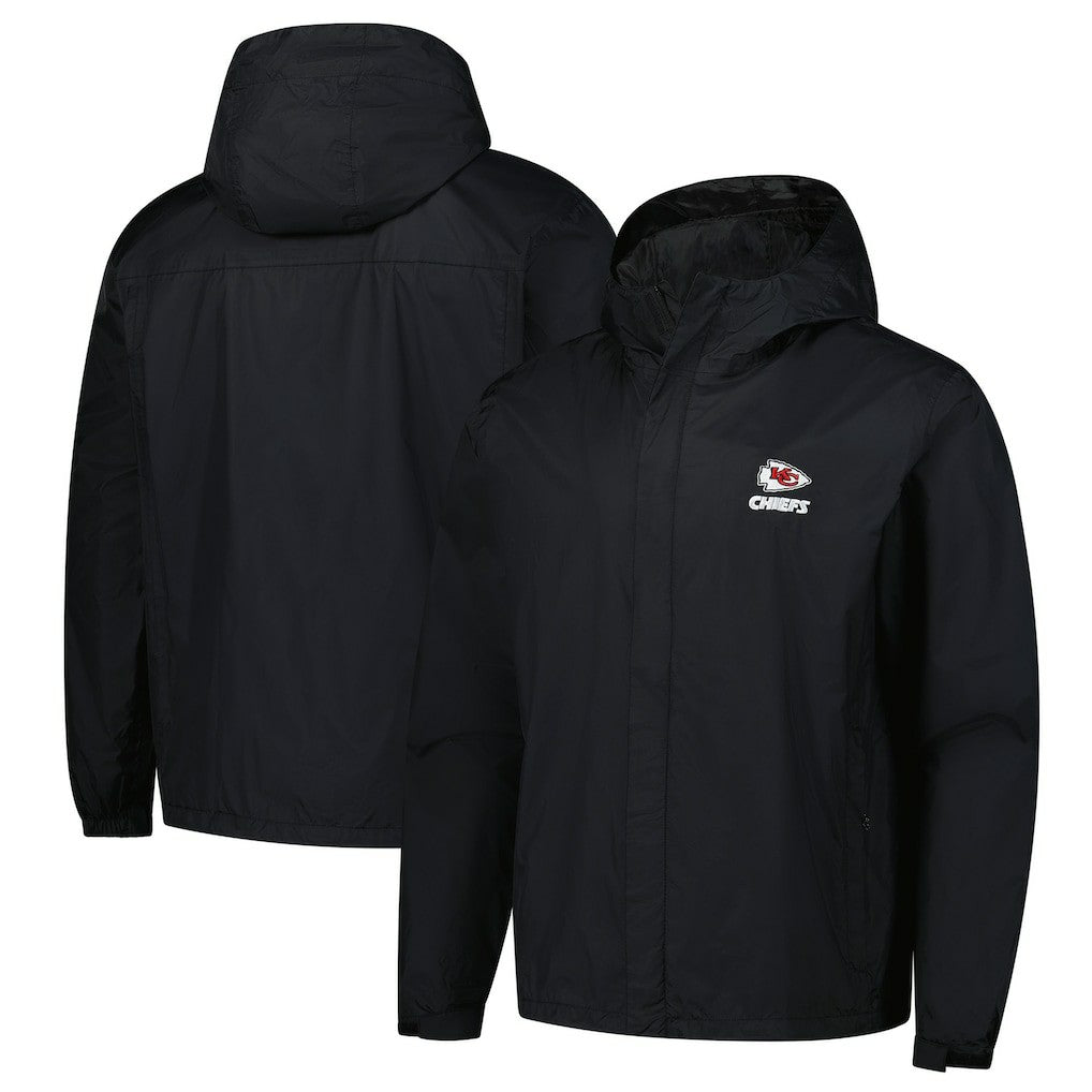 Kansas City Chiefs Dunbrooke Tropic Waterproof Packable Full-Zip Hoodie Jacket  Black | NFL