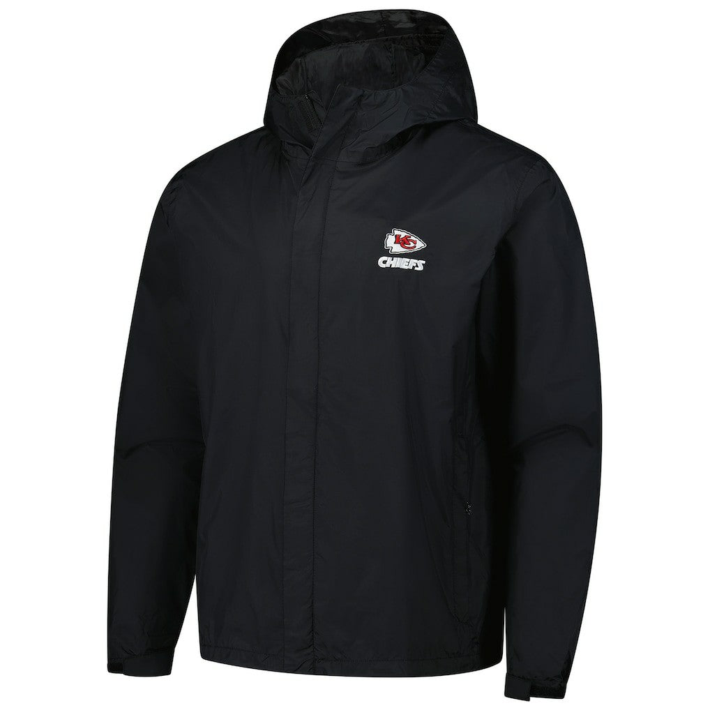 Kansas City Chiefs Dunbrooke Tropic Waterproof Packable Full-Zip Hoodie Jacket  Black | NFL