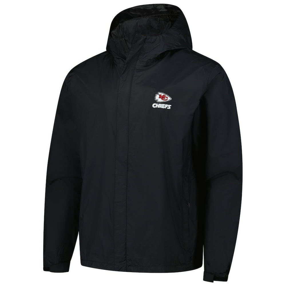 Kansas City Chiefs Dunbrooke Tropic Waterproof Packable Full-Zip Hoodie Jacket  Black | NFL