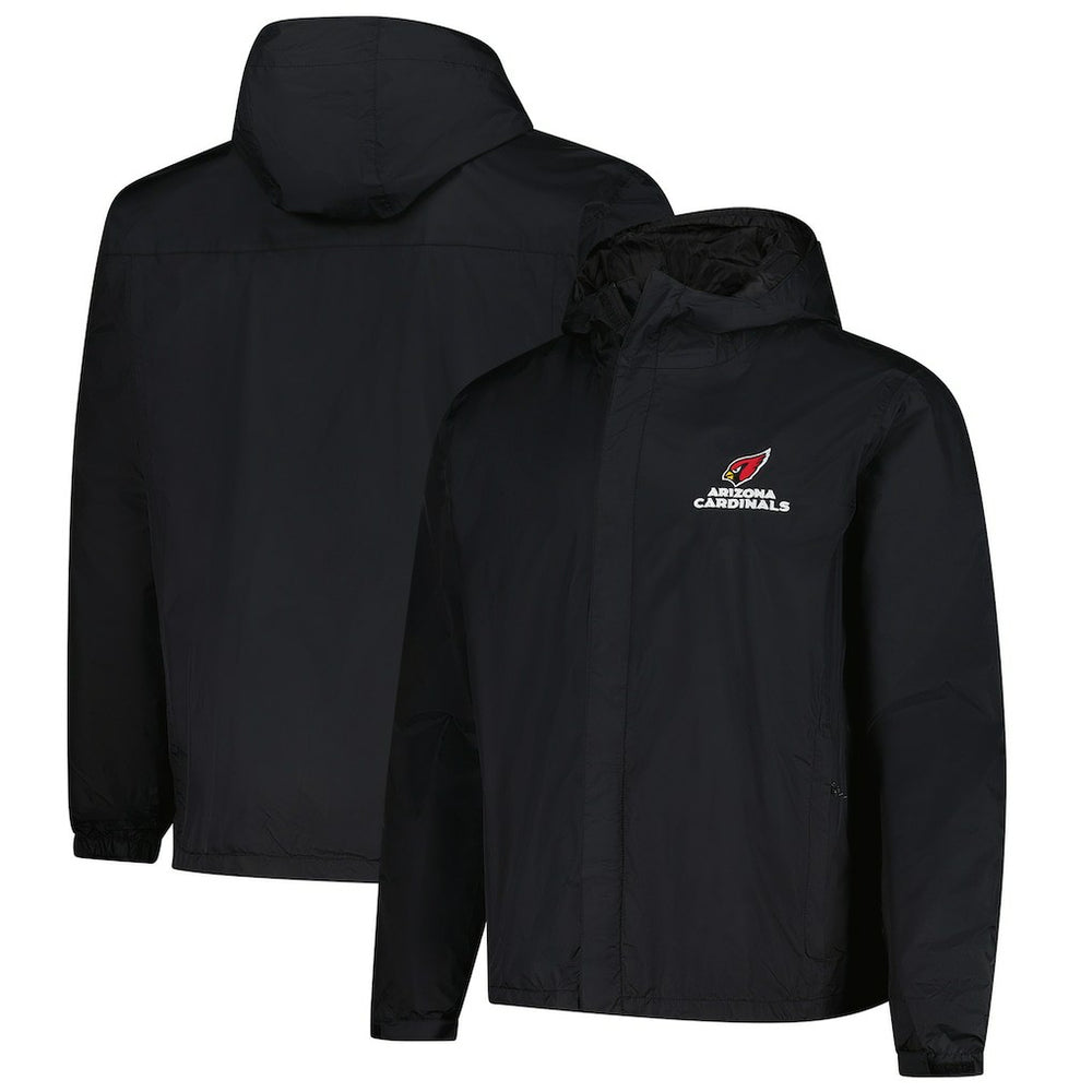 Arizona Cardinals Dunbrooke Tropic Waterproof Packable Full-Zip Hoodie Jacket  Black | NFL