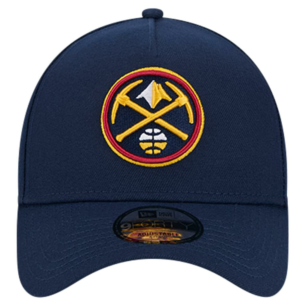 Denver Nuggets A-Frame 9FORTY Adjustable Hat Navy - NBA
