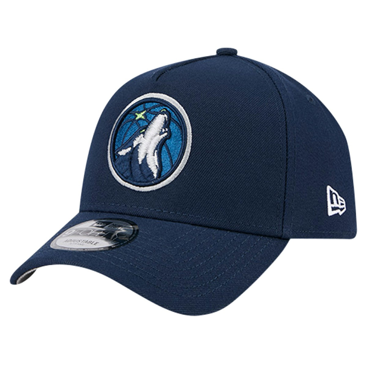 Minnesota Timberwolves A-Frame 9FORTY Adjustable Hat Navy - NBA