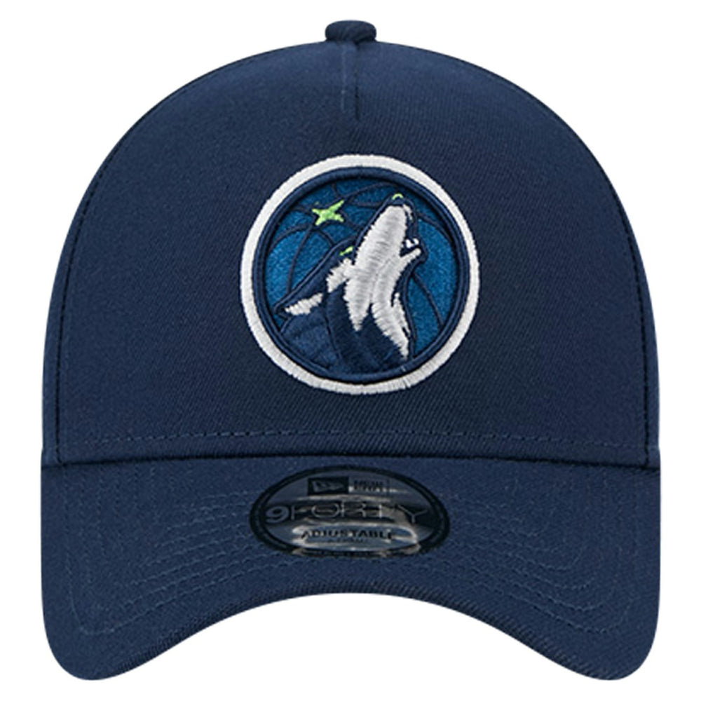 Minnesota Timberwolves A-Frame 9FORTY Adjustable Hat Navy - NBA