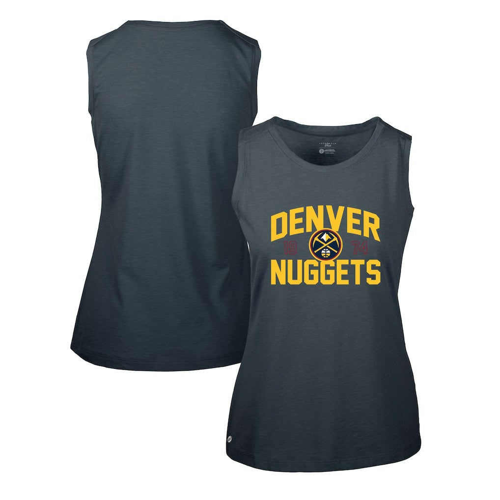 Denver Nuggets Levelwear Women's Macy Tank Top Navy - NBA