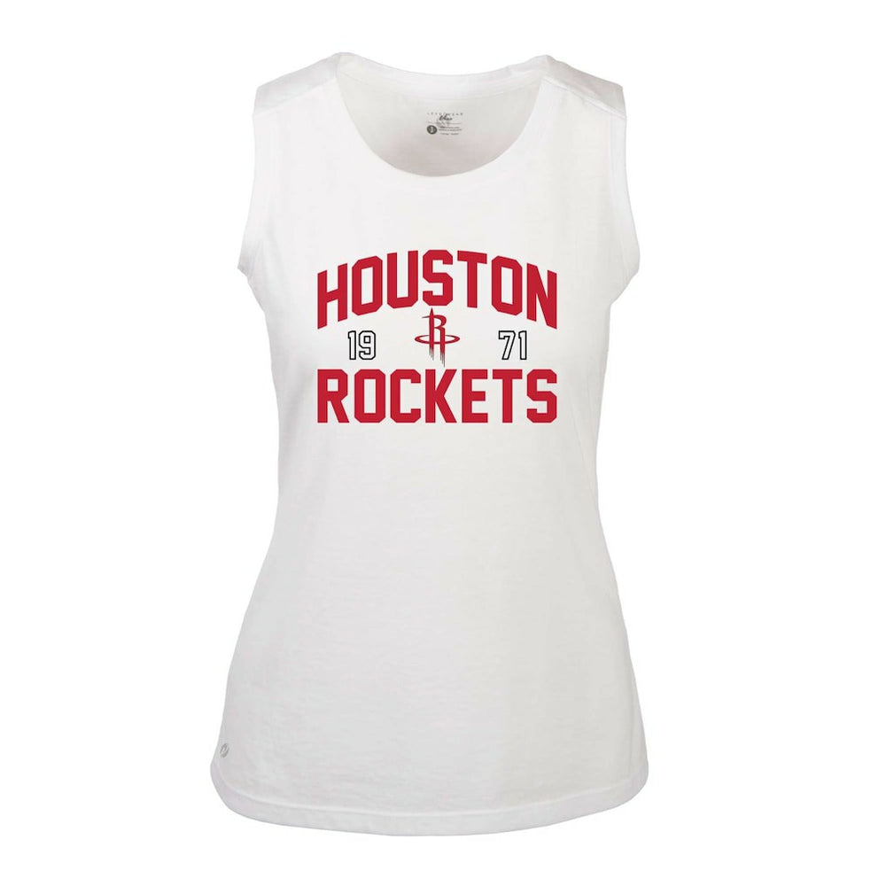 Houston Rockets Levelwear Women's Macy Tank Top White - NBA