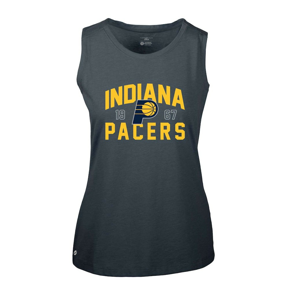 Indiana Pacers Levelwear Women's Macy Tank Top Navy - NBA