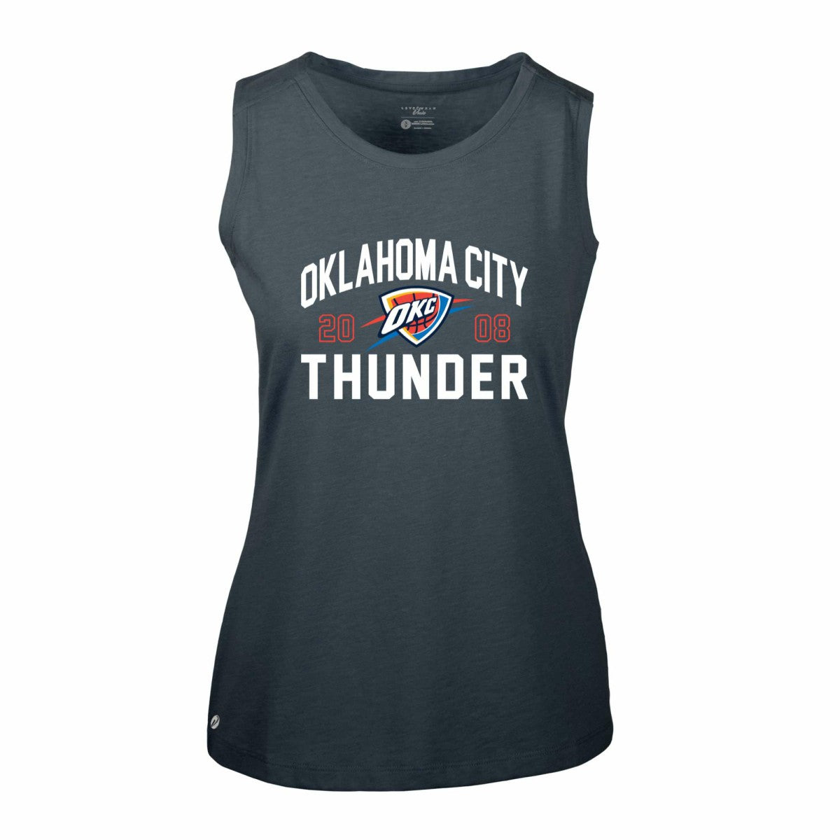 Oklahoma City Thunder Levelwear Women's Macy Tank Top Navy - NBA