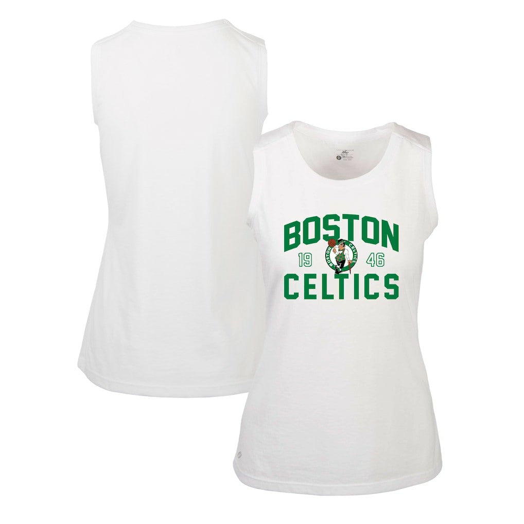 Boston Celtics Levelwear Women's Macy Tank Top White - NBA