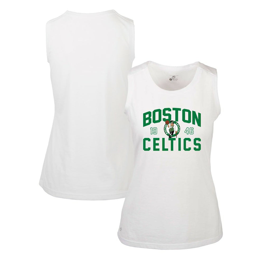 Boston Celtics Levelwear Women's Macy Tank Top White - NBA