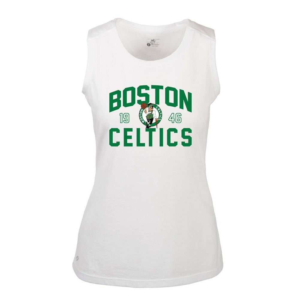 Boston Celtics Levelwear Women's Macy Tank Top White - NBA