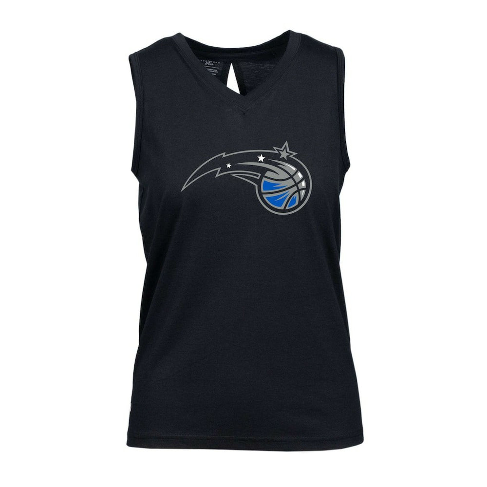 Orlando Magic Levelwear Women's Paisley Core V-Neck Tank Top Black - NBA