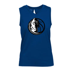Dallas Mavericks Levelwear Women's Paisley Core V-Neck Tank Top Blue - NBA