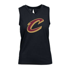 Cleveland Cavaliers Levelwear Women's Paisley Core V-Neck Tank Top Black - NBA