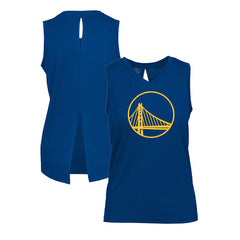 Golden State Warriors Levelwear Women's Paisley Core V-Neck Tank Top Royal - NBA
