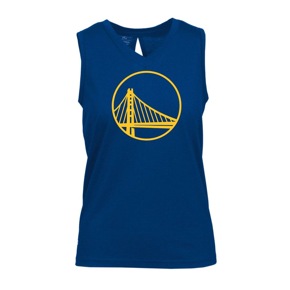 Golden State Warriors Levelwear Women's Paisley Core V-Neck Tank Top Royal - NBA