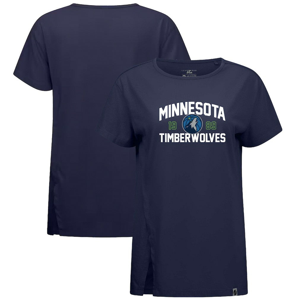 Minnesota Timberwolves Levelwear Women's Influx T-Shirt Navy - NBA