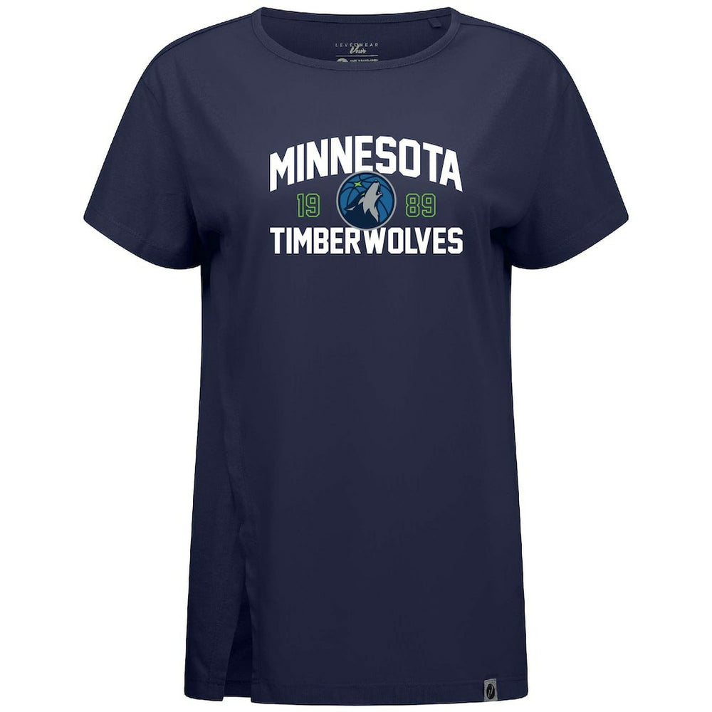 Minnesota Timberwolves Levelwear Women's Influx T-Shirt Navy - NBA
