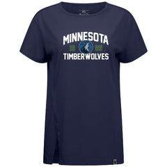 Minnesota Timberwolves Levelwear Women's Influx T-Shirt Navy - NBA