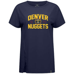 Denver Nuggets Levelwear Women's Influx T-Shirt Navy - NBA