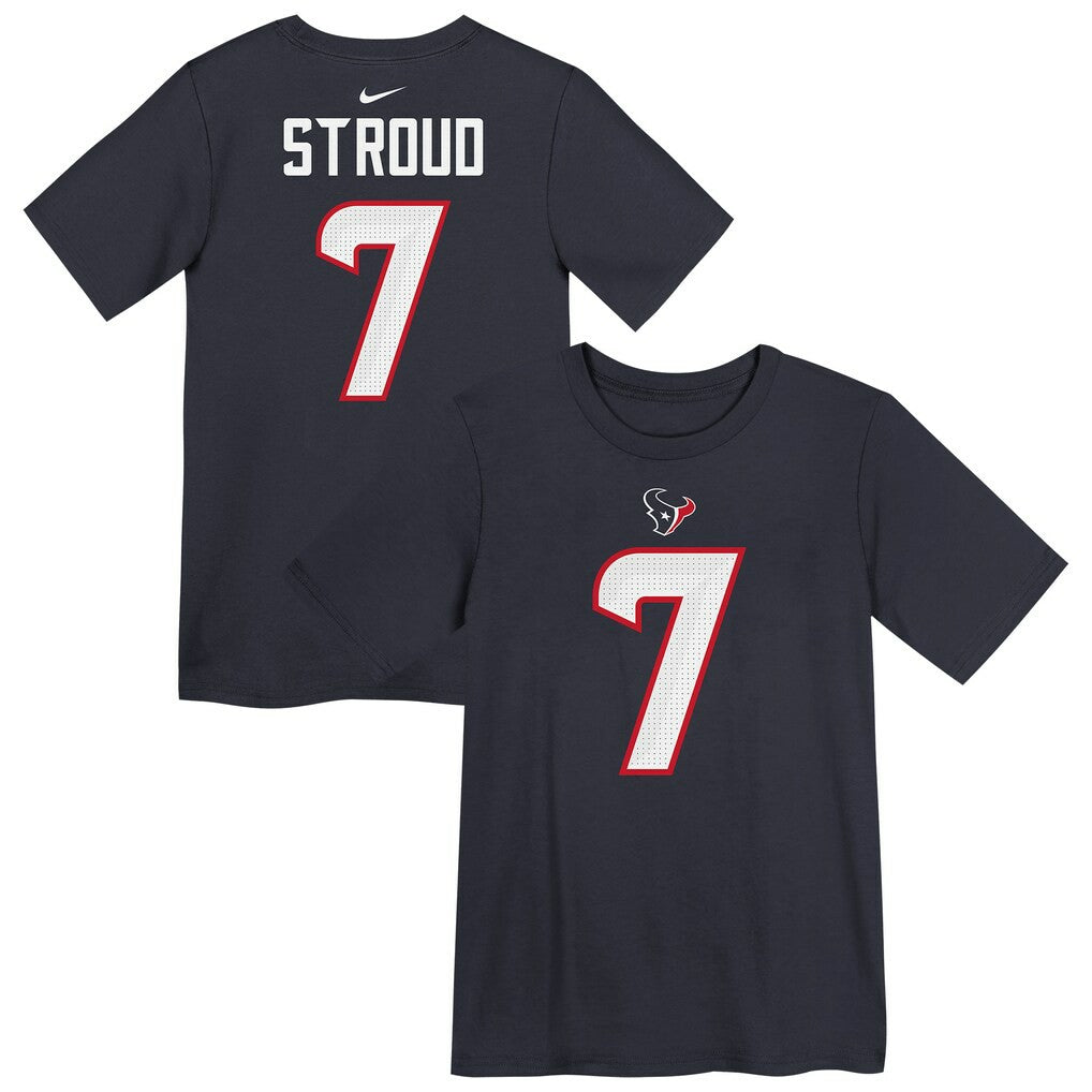 C.J. Stroud Houston Texans Preschool Player Name & Number T-Shirt Navy | Nike for Sale