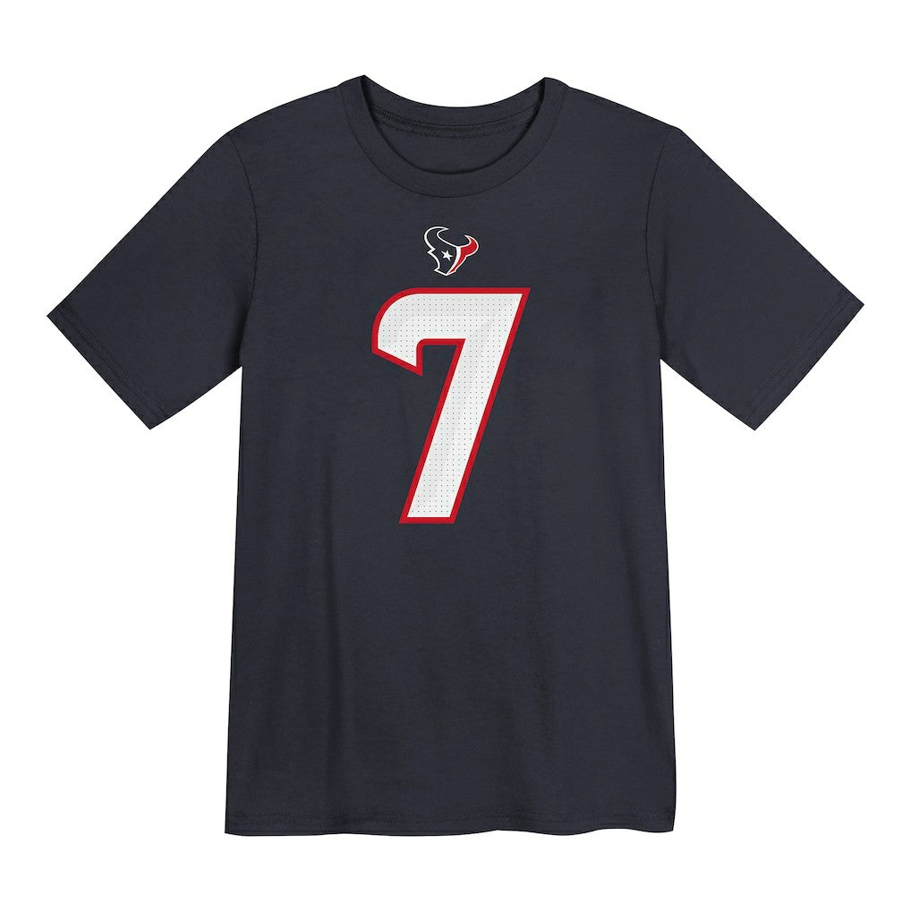 C.J. Stroud Houston Texans Preschool Player Name & Number T-Shirt Navy | Nike for Sale