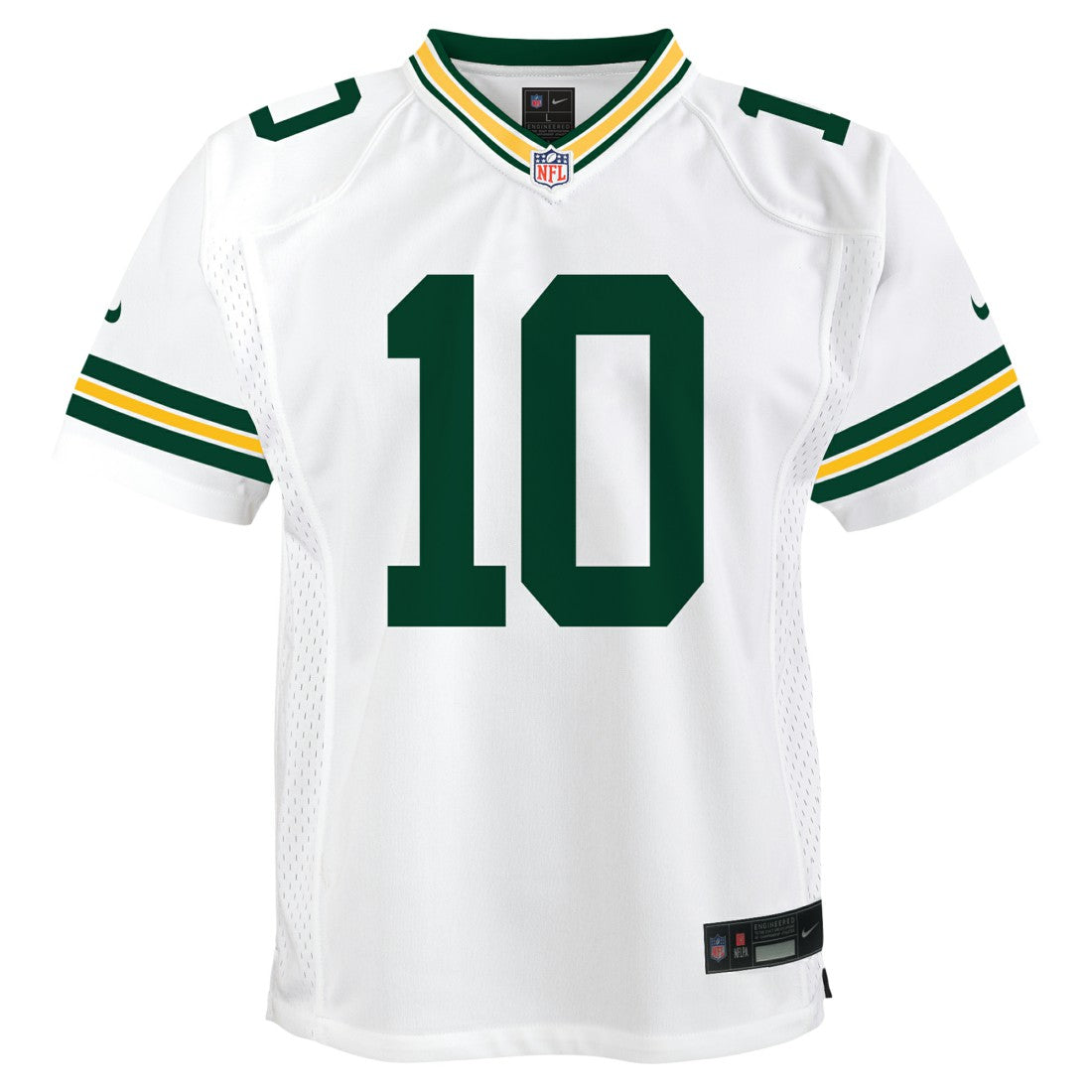 Jordan Love Green Bay Packers Youth Game Jersey White | Nike for Sale
