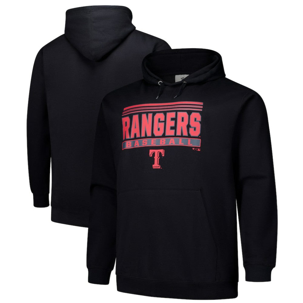 Texas Rangers   Stack Fleece Pullover Hoodie - MLB