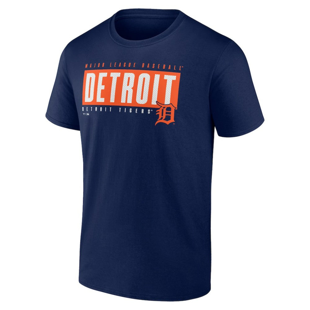 Detroit Tigers Blocked Out T-Shirt - MLB