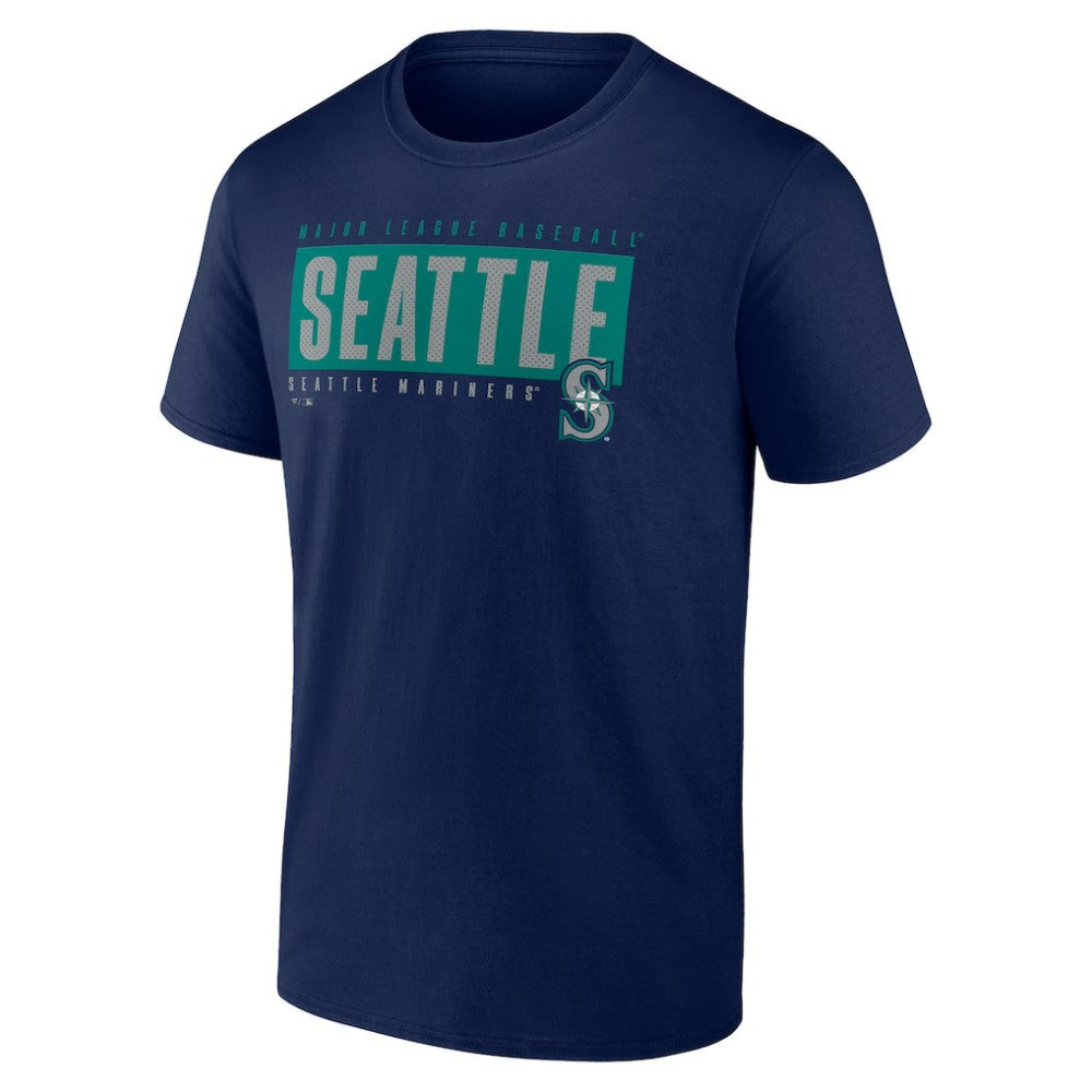 Seattle Mariners Blocked Out T-Shirt - MLB
