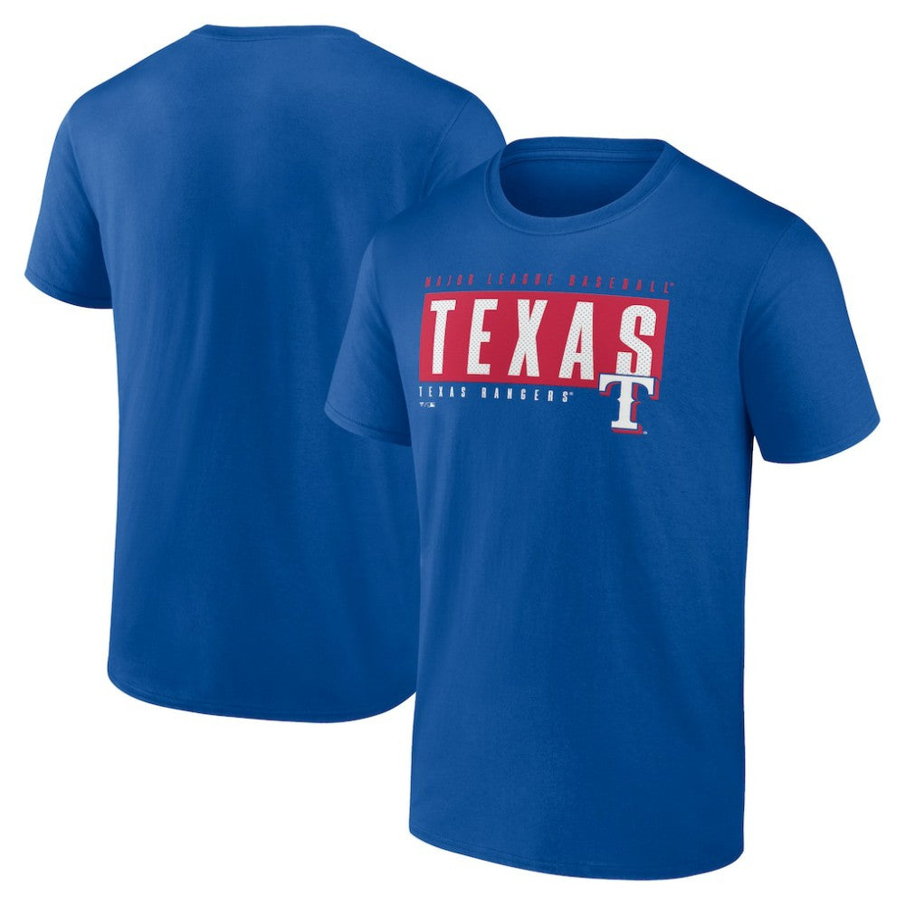Texas Rangers Blocked Out T-Shirt - MLB