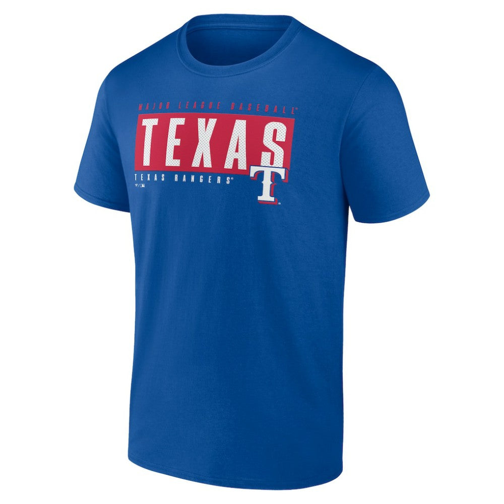 Texas Rangers Blocked Out T-Shirt - MLB