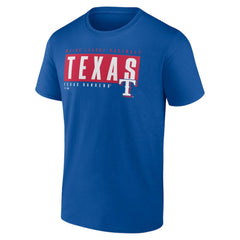 Texas Rangers Blocked Out T-Shirt - MLB