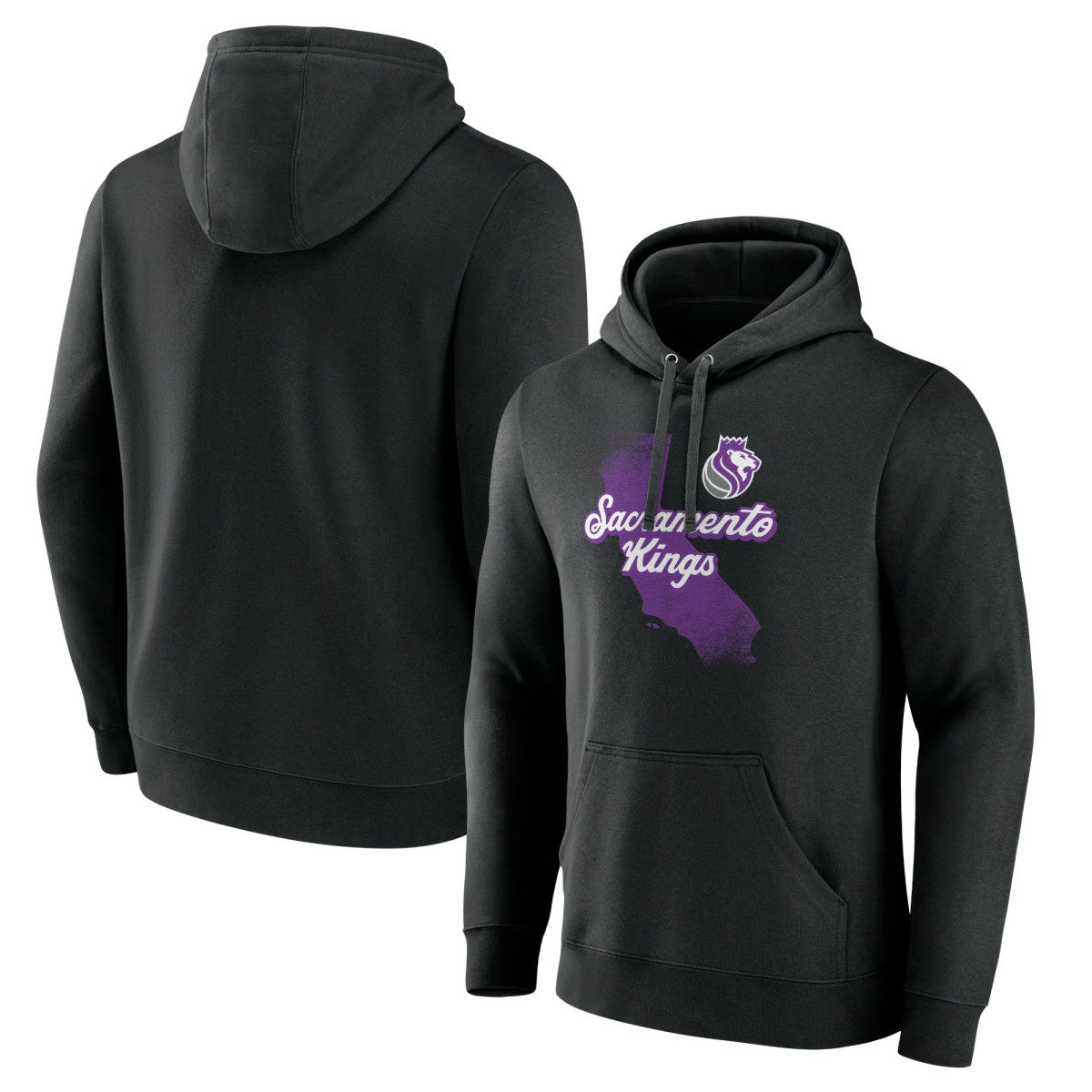 Sacramento Kings Pick & Roll Coverage Pullover Hoodie Black - NBA