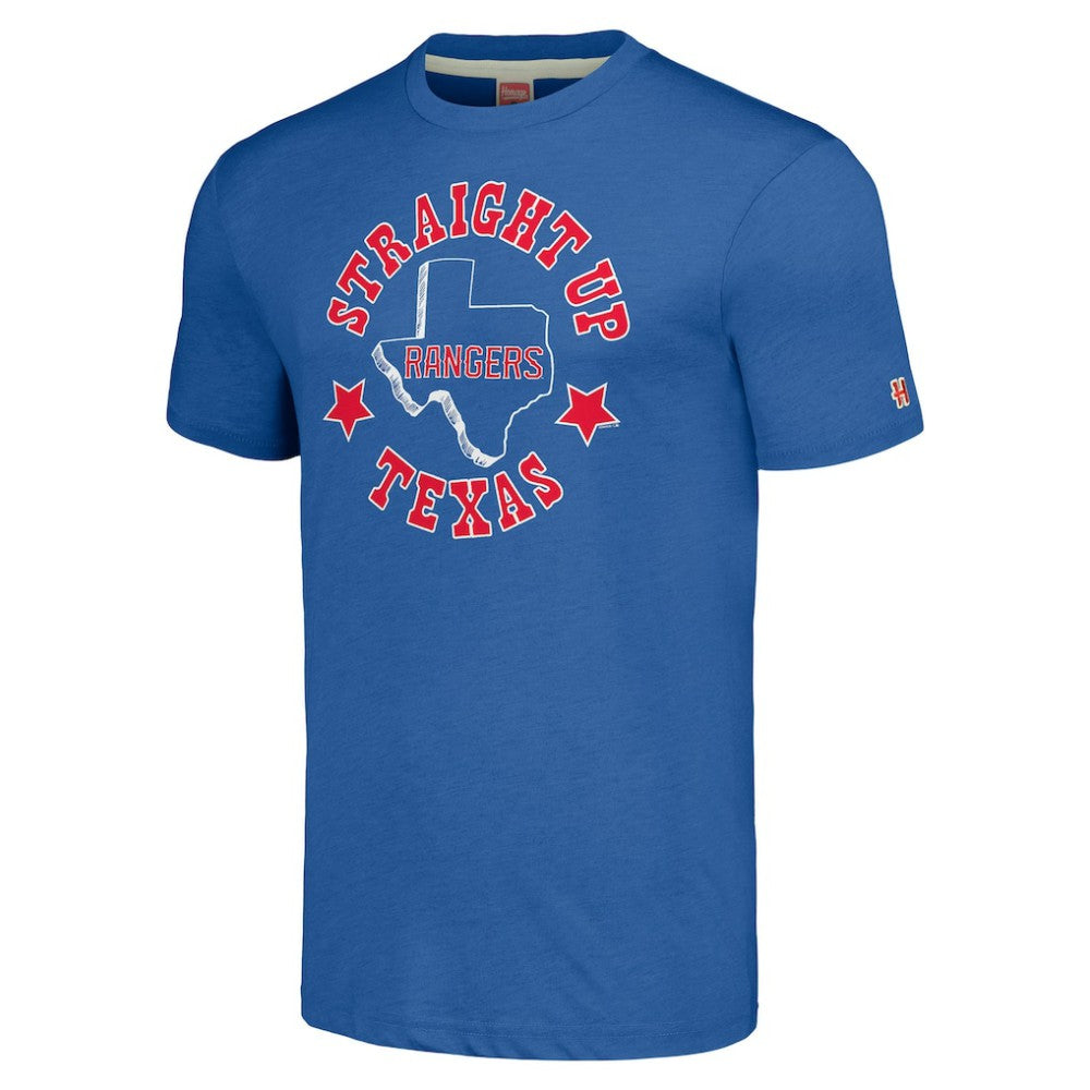 Texas Rangers Homage Hyper Local Tri-Blend T-Shirt - MLB