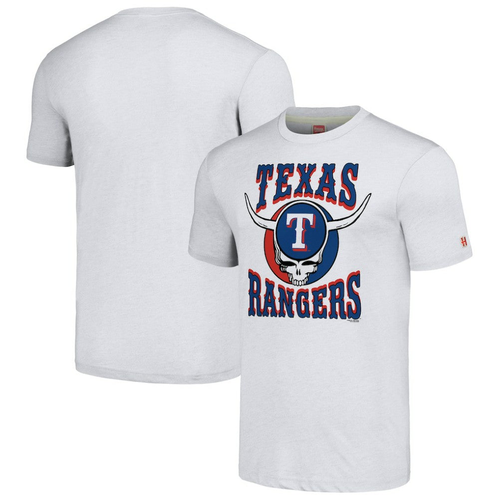 Texas Rangers Homage Grateful Dead Tri-Blend T-Shirt - MLB