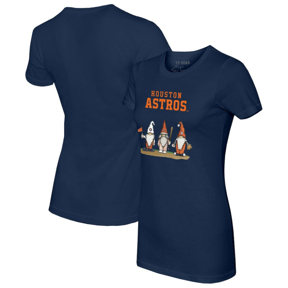 Houston Astros Tiny Turnip Women's Gnomes T-Shirt - MLB